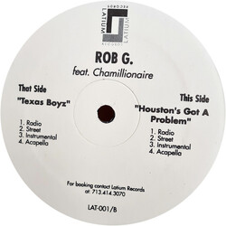 Rob G. Texas Boyz / Houston's Got A Problem Vinyl 12" USED
