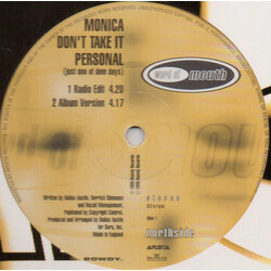 Monica Don't Take It Personal (Just One Of Dem Days) Vinyl 12" USED