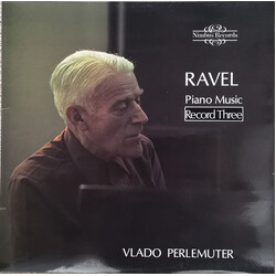 Maurice Ravel / Vlado Perlemuter Piano Music Record Three Vinyl LP USED