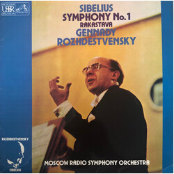Jean Sibelius / Gennadi Rozhdestvensky / Большой Симфонический Оркестр Всесоюзного Радио Symphony No.1 / Rakastava Vinyl LP USED