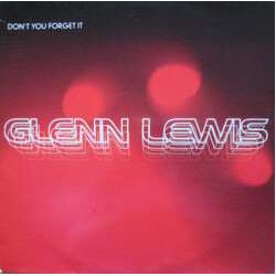 Glenn Lewis Don't You Forget It Vinyl 12" USED