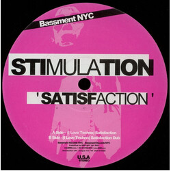 Stimulation (2) Satisfaction Vinyl 12" USED