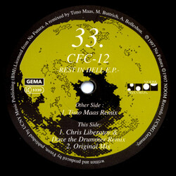 CFC-12 Rest In Hell E.P. Vinyl 12" USED
