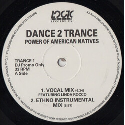 Dance 2 Trance Power Of American Natives Vinyl 12" USED