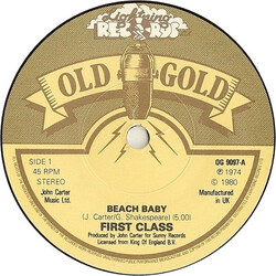 First Class (3) Beach Baby Vinyl 7" USED