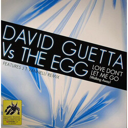 David Guetta / The Egg Love Don't Let Me Go (Walking Away) Vinyl 12" USED