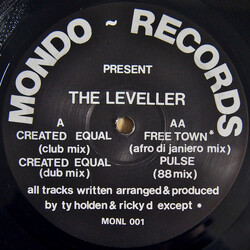 Leveller Created Equal Vinyl 12" USED