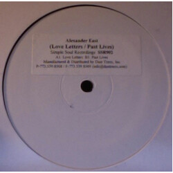 Alexander East Love Letters / Past Lives Vinyl 12" USED