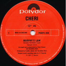 Cheri Murphy's Law Vinyl 12" USED