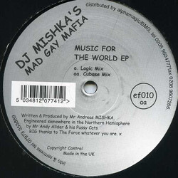 Mad Gay Mafia Music For The World EP Vinyl 12" USED