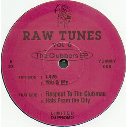 Raw Tunes Vol 6 - The Clubbers EP Vinyl 12" USED