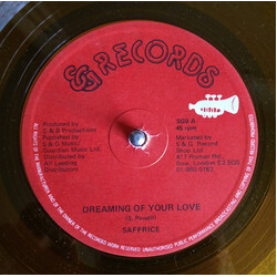 Saffrice Dreaming Of Your Love Vinyl 12" USED