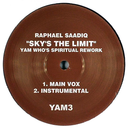 Raphael Saadiq Sky's The Limit (Yam Who's Spiritual Rework) Vinyl 12" USED