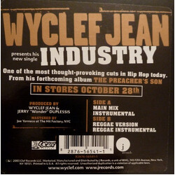Wyclef Jean Industry Vinyl 12" USED
