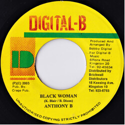 Anthony B Black Woman Vinyl 7" USED