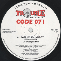 Code 071 Ease Up Soundboy / Computerized Business Vinyl 12" USED