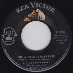 Peggy March The Impossible Happened Vinyl 7" USED