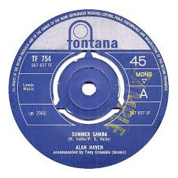 Alan Haven Summer Samba Vinyl 7" USED