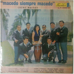 La Sonora De Lucho Macedo Macedo Siempre Macedo Vinyl LP USED