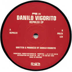 Danilo Vigorito Rephlex EP Vinyl 12" USED
