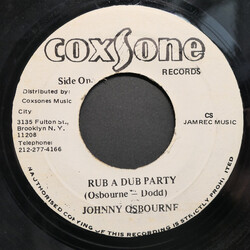 Johnny Osbourne Rub A Dub Party Vinyl 7" USED