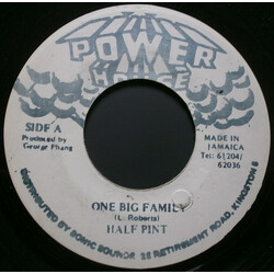 Half Pint (3) / Leroy Smart One Big Family / Give Love A Try Vinyl 7" USED