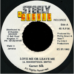 Garnett Silk Love Me Or Leave Me Vinyl 7" USED