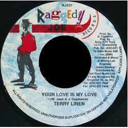 Terry Linen Your Love Is My Love Vinyl 7" USED