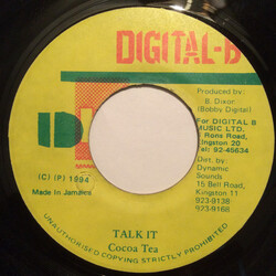 Cocoa Tea Talk It Vinyl 7" USED