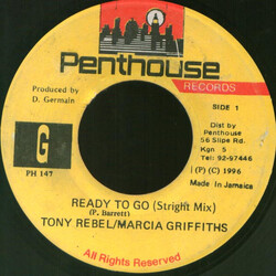 Tony Rebel / Marcia Griffiths Ready To Go (Stright Mix) Vinyl 7" USED