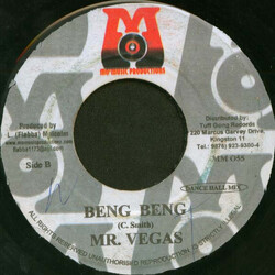 Mr. Vegas Beng Beng Vinyl 7" USED