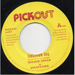 Richie Spice / Snatcher Lion Deliver Me Vinyl 7" USED
