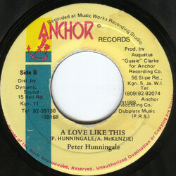 Peter Hunnigale A Love Like This Vinyl 7" USED