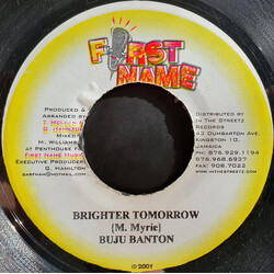 Buju Banton Brighter Tomorrow Vinyl 7" USED