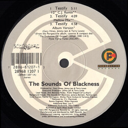 Sounds Of Blackness Testify Vinyl 12" USED