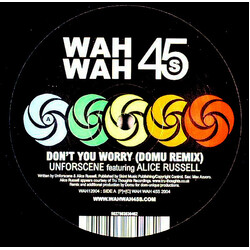 Unforscene Don't You Worry (Domu Remixes) Vinyl 12" USED