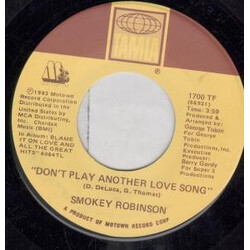 Smokey Robinson Don't Play Another Love Song / Wouldn't You Like To Know Vinyl 7" USED
