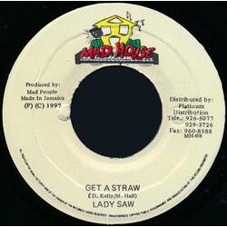 Lady Saw Get A Straw Vinyl 7" USED