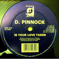 Delroy Pinnock Is Your Love Taken Vinyl 12" USED