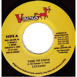 Luciano (2) Time To Unite Vinyl 7" USED