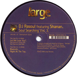 DJ Rasoul / Shanan Soul Searching Vol. 3 Vinyl 12" USED