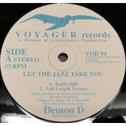 Demon D Let The Jazz Take You Vinyl 12" USED