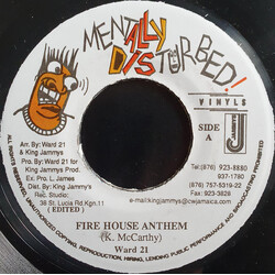 Ward 21 Fire House Anthem Vinyl 7" USED