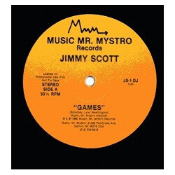Jimmy Scott (6) Games Vinyl 12" USED