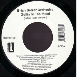 Brian Setzer Orchestra Gettin' In The Mood Vinyl 7" USED