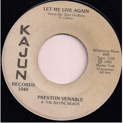 Preston Venable & The Rayne Beaus Let Me Live Again / Tee Mon Vinyl 7" USED