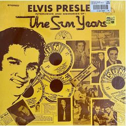 Elvis Presley Interviews And Memories Of:  The Sun Years Vinyl LP USED