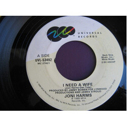 Joni harms I Need A Wife Vinyl 7" USED