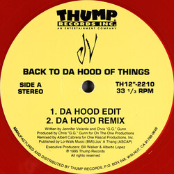 JV (4) Back To Da Hood Of Things Vinyl 12" USED