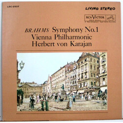 Wiener Philharmoniker / Herbert Von Karajan / Johannes Brahms Symphony No.1 In C Minor, Op. 68 Vinyl LP USED